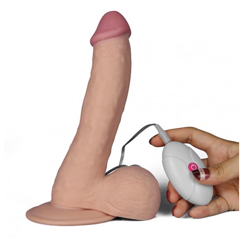 Реалистичный вибратор на присоске The Ultra Soft Dude 22,5 см
