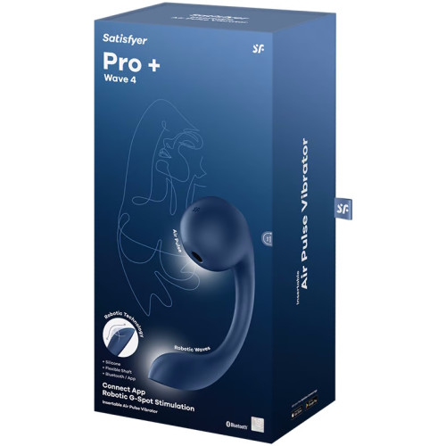 Смарт-вибратор с вакуумно-волновым стимулятором клитора Satisfyer Pro+ Wave 4