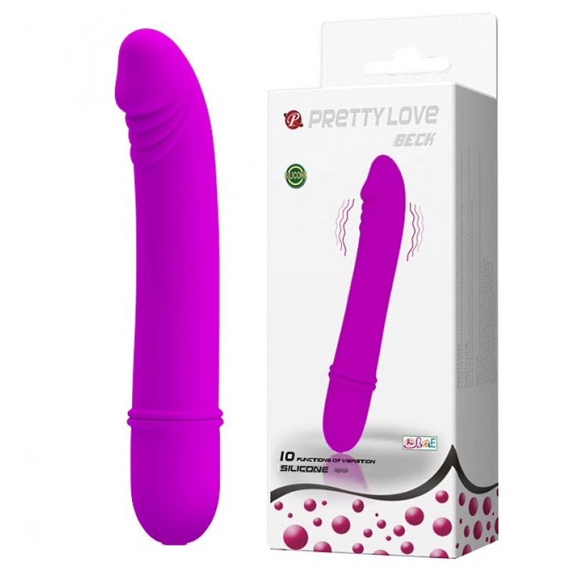 Вибратор фиолетовый 10 функций вибрации