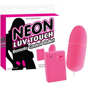 Виброяйцо на дистанционном управлении Neon Luv Touch Remote Control Bullet Pink