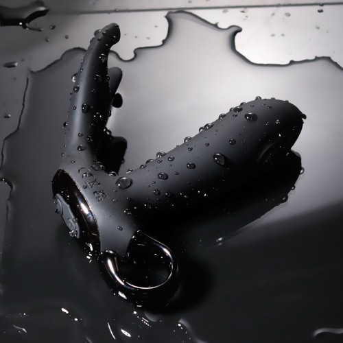 Вибромассажер простаты с двусторонней пульсацией со стимулятором пениса и пультом ДУ Bump Orgasm Secwell