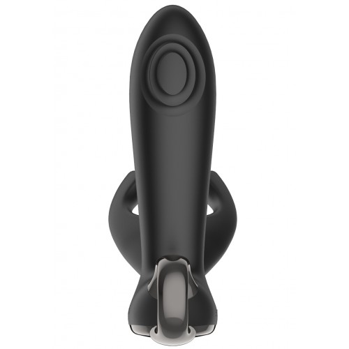 Вибромассажер простаты с двусторонней пульсацией со стимулятором пениса и пультом ДУ Bump Orgasm Secwell