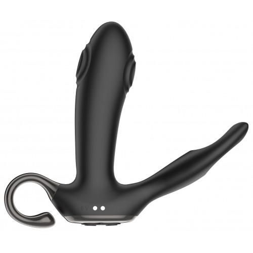 Вибромассажер простаты с двусторонней пульсацией со стимулятором пениса и пультом ДУ Bump Orgasm Secwell