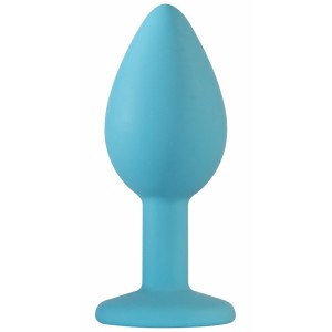 Анальная пробка Emotions Cutie Small Turquoise Light Purple Crystal (иной угол)