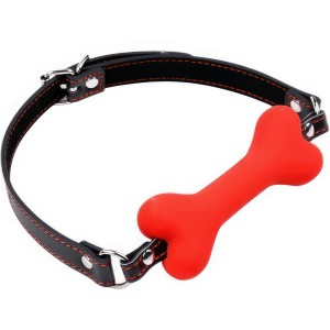 Кляп-трензель с красной косточкой (иной угол)