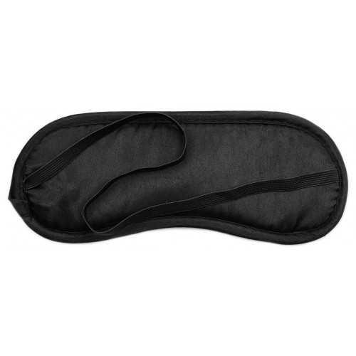 Чёрный БДСМ набор маска с наручниками и тиклером