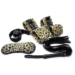 Леопардовый набор БДСМ (иной угол)