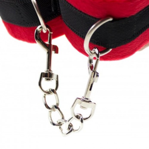 БДСМ набор для игр (наручники, маска, плеть, зажимы на соски, тиклер)