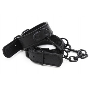 Наручники черные мягкие 95гр (иной угол)