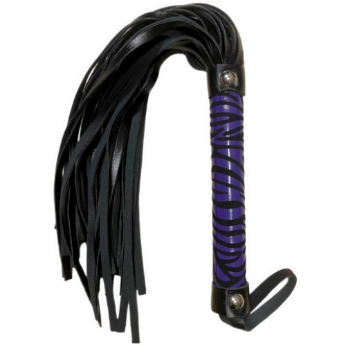 Мягкая плеть черно-фиолетовая