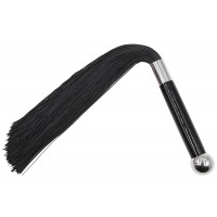 Чёрная силиконовая плеть 40 см