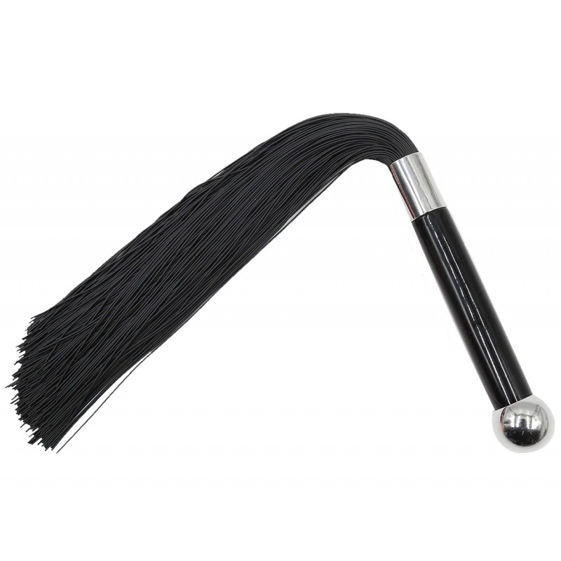 Чёрная силиконовая плеть 40 см