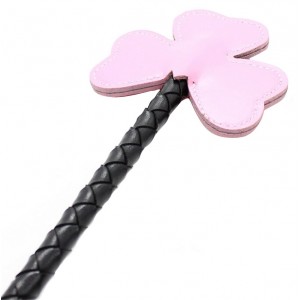 Черно-розовый стек с наконечником в виде клевера 70 см (иной угол)