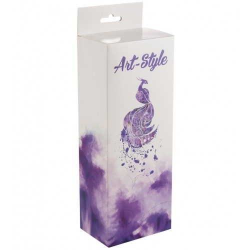 Рельефный фаллоимитатор на присоске Art Style 21 см