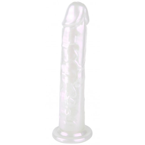 Перламутровый фаллос на присоске South Sea Pearl белый 20 см