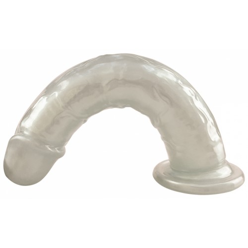 Перламутровый фаллос на присоске South Sea Pearl белый 20 см