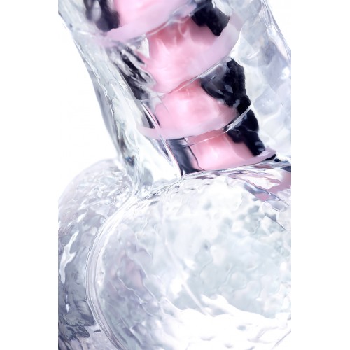 Гибкий фаллоимитатор A-Toys Parret, прозрачный, 18 см