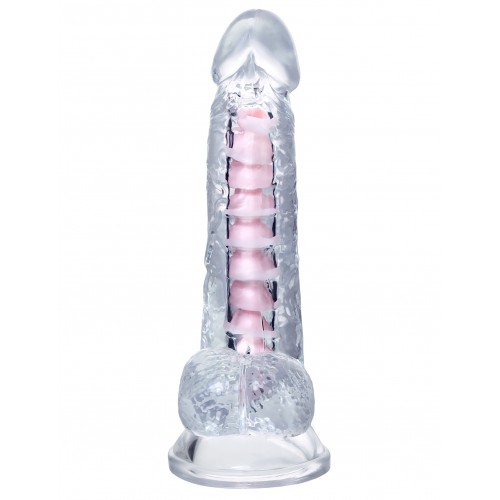 Гибкий фаллоимитатор A-Toys Parret, прозрачный, 18 см