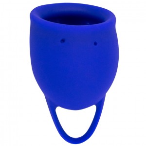 Менструальная чаша Natural Wellness Magnolia Iris Blue 20 мл (иной угол)