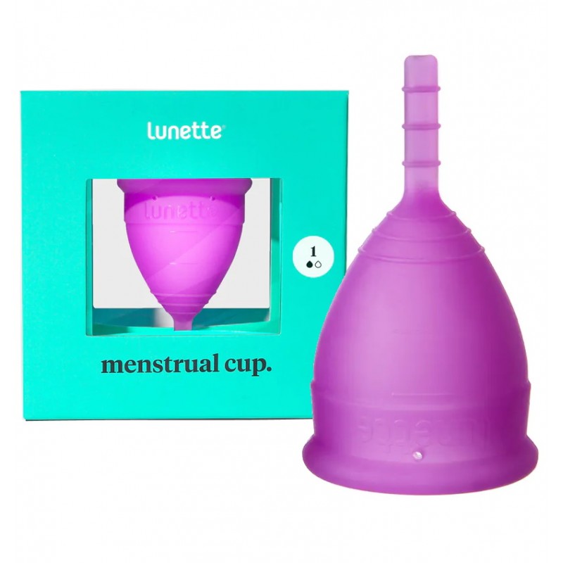 Фиолетовая менструальная чаша Lunette Cup 25 мл