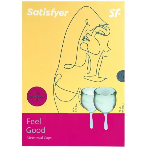 Набор менструальных чаш Satisfyer Feel Good, зеленый