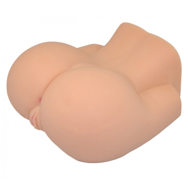 Мастурбатор реалистичный вагина+анус, XISE, TPR, телесный, 49,5 см