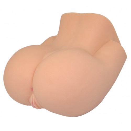 Мастурбатор реалистичный вагина+анус, XISE, TPR, телесный, 49,5 см