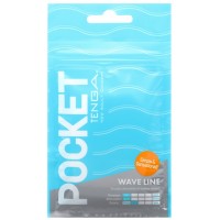 Карманный мастурбатор Tenga Pocket - Wave Line