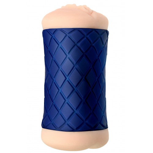 Мастурбатор двусторонний JOS LULU, TPR, телесный, 14,5 см