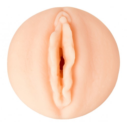 Мастурбатор двусторонний JOS LULU, TPR, телесный, 14,5 см