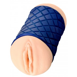 Мастурбатор двусторонний JOS LULU, TPR, телесный, 14,5 см (иной угол)