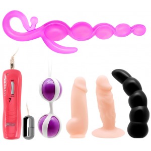 Любовный набор Love Kits из 6 предметов (иной угол)