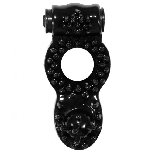 Тянущееся виброкольцо для эрекции Rings Ringer Black