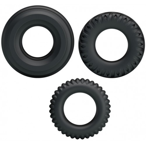 Набор из трех разных эрекционных колец Ring