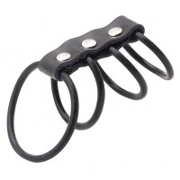 Хомут на пенис из четырех силиконовых колец