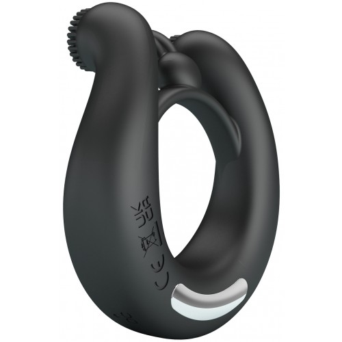 Перезаряжаемое эрекционное виброкольцо Vibrant Penis Ring Dahlia