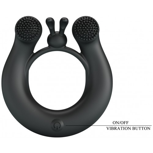 Перезаряжаемое эрекционное виброкольцо Vibrant Penis Ring Dahlia