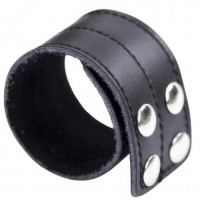 Утяжка на пенис кожаная