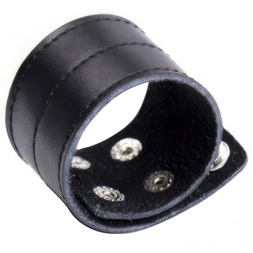 Утяжка на пенис кожаная