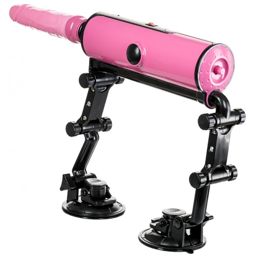 Секс-машина Pink-Punk, MotorLovers, ABS, розовый, 36 см