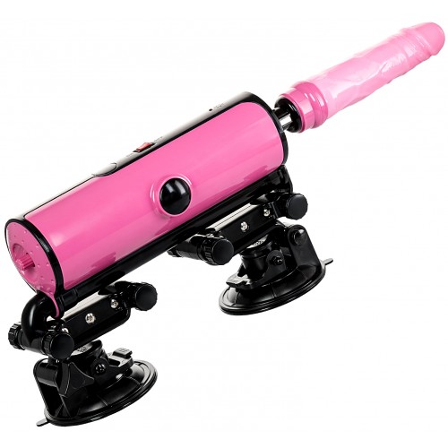 Секс-машина Pink-Punk, MotorLovers, ABS, розовый, 36 см