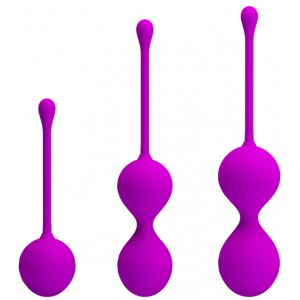 Набор вагинальных шариков со смещенным центром тяжести (иной угол)