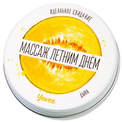 Массажная свеча Yovee by Toyfa «Массаж летним днём», с ароматом дыни, 30 мл