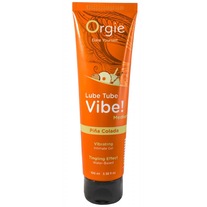 Интимный гель ORGIE Lube Tube Vibe! - Piña Colada, водная основа, с вибрационным эффектом 100мл