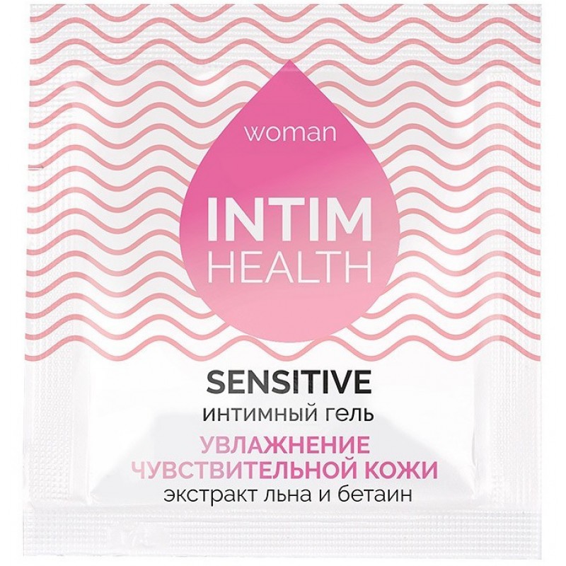 Увлажняющий интимный гель Sensitive с экстрактом льна 3 гр, пробник