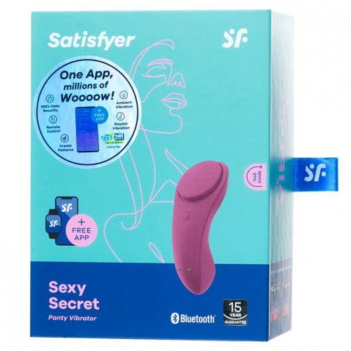 Клиторальный смарт-стимулятор Satisfyer Sexy Secret бордовый