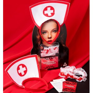 Эротический набор для двоих «Территория соблазна. Медсестра», 10 карт, 18+ (иной угол)