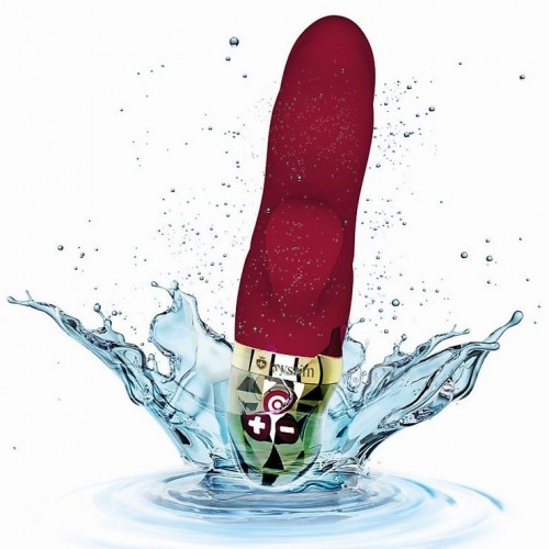 Вибратор Mystim Hop Hop Bob силикон,бордовый, 16,5 см