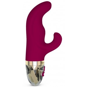 Вибратор Mystim Hop Hop Bob силикон,бордовый, 16,5 см (иной угол)