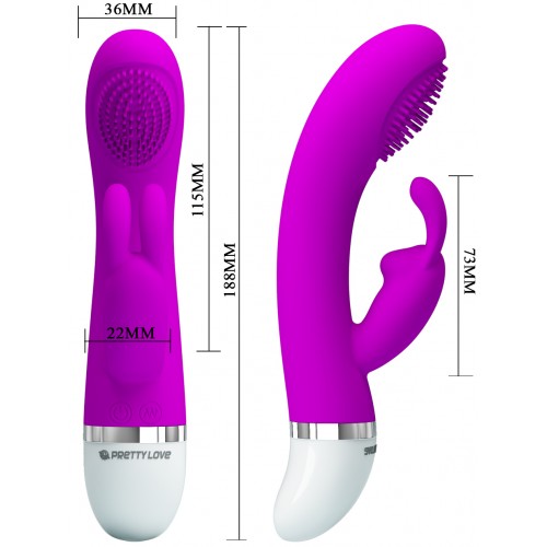 Многофункциональный вибратор Pretty Love Christ